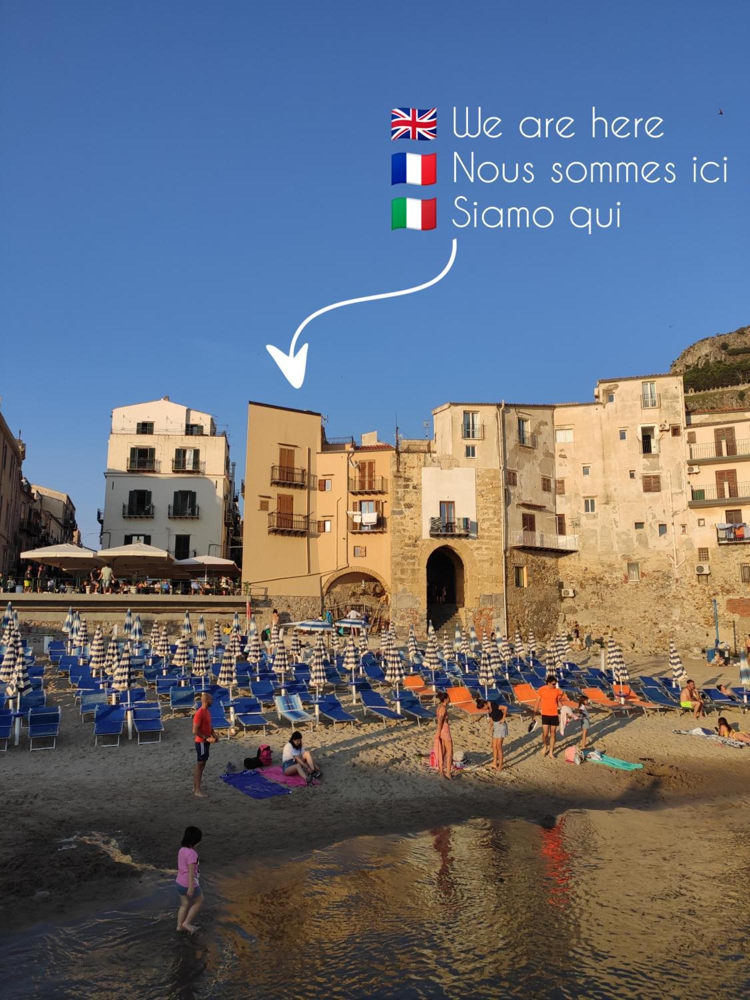 Casa Vacanze Tramonto Alla Marina Cefalù Exteriör bild